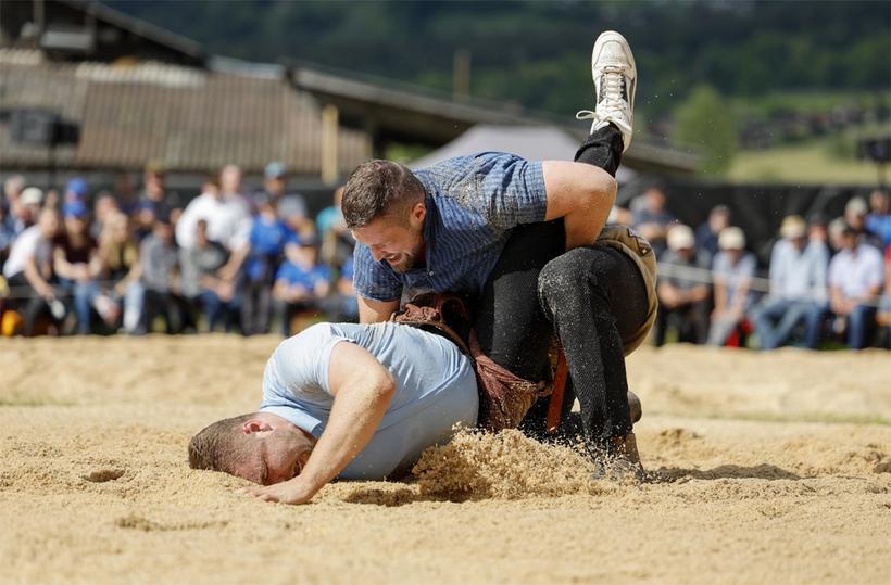 Poster Oberländisches Schwingfest Adelboden