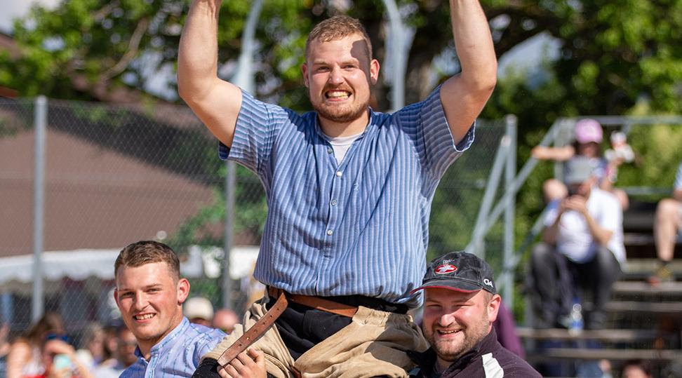 Poster Freiburger Kantonalschwingfest Le Crêt-prês-Semsales