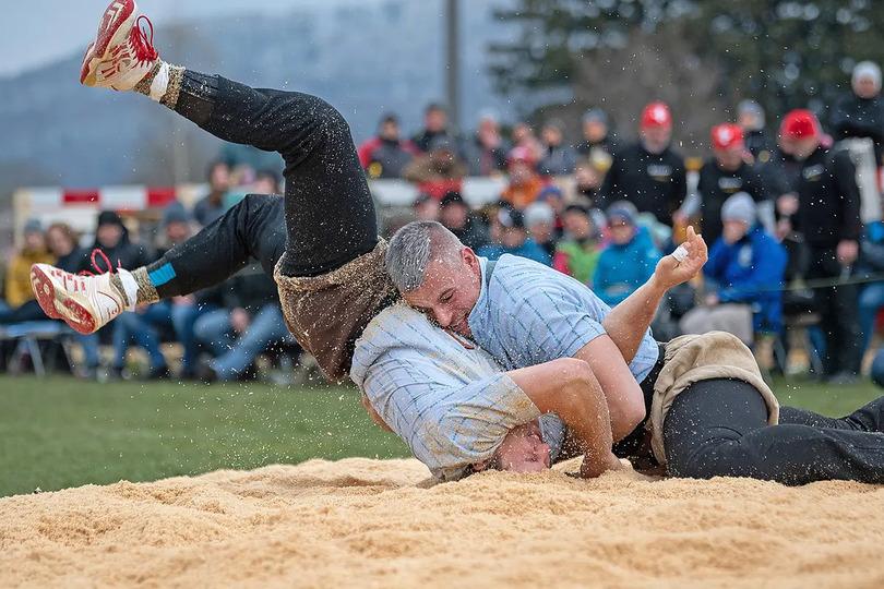 Poster St. Galler Kantonalschwingfest Schmerikon