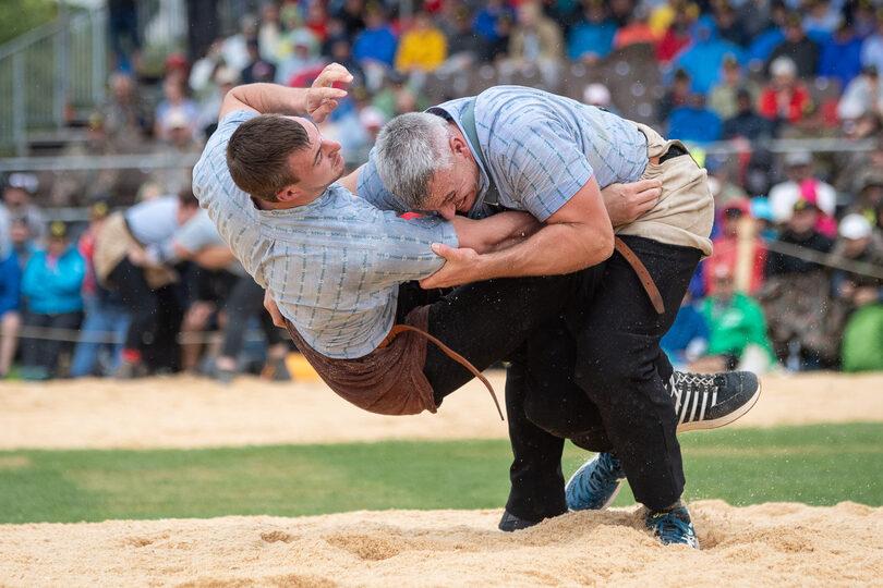 Poster Nordostschweizer Schwingfest Güttingen