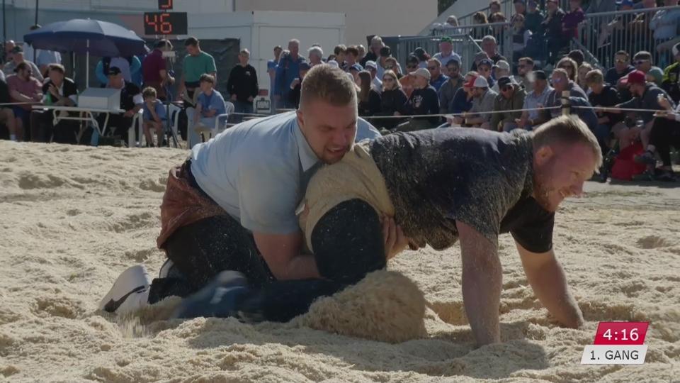 Poster Gobeli Patrick *** - Walther Adrian *** (Seeländisches Schwingfest Täuffelen 2024)