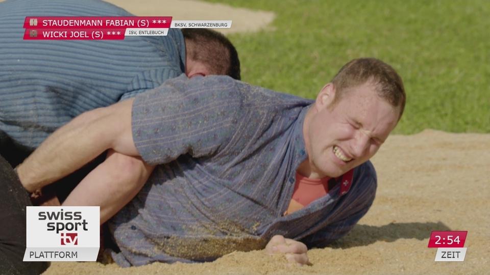 Poster Staudenmann Fabian *** - Wicki Joel *** (Oberaargauisches Schwingfest Kirchberg 2023)